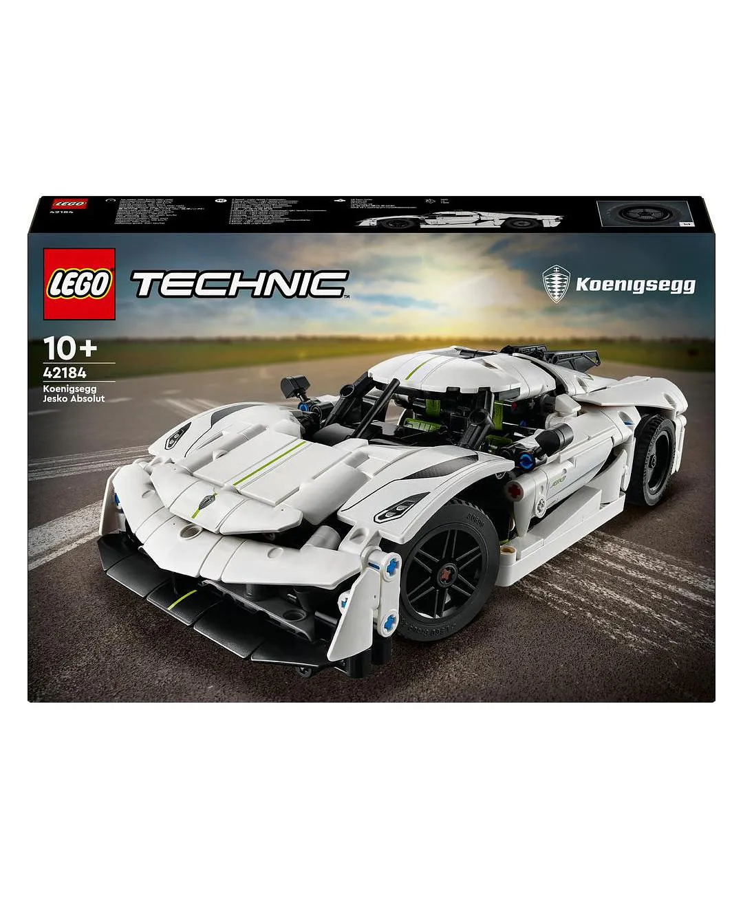 السيارة الخارقة البيضاء Koenigsegg Jesko Absolut 42184 من LEGO® Technic - الصورة 11