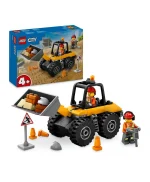 مجموعة مركبة جرافة البناء الصفراء بعجلات القابلة للبناء من ليغو® سيتي للأطفال بعمر 4 سنوات أو أكثر 60450 - 81 قطعة