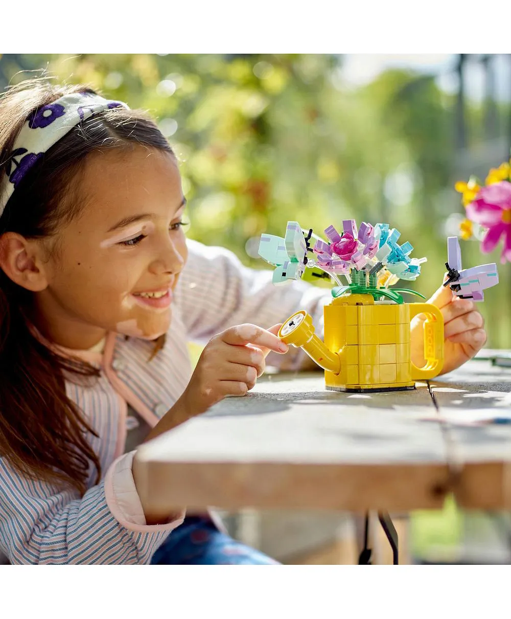 ليغو - كرييتور 3 في 1 زهور في إبريق سقي - 420 قطعة - الصورة 5