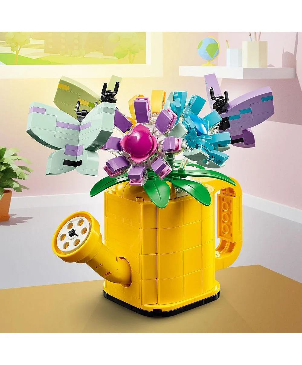 ليغو - كرييتور 3 في 1 زهور في إبريق سقي - 420 قطعة - الصورة 8