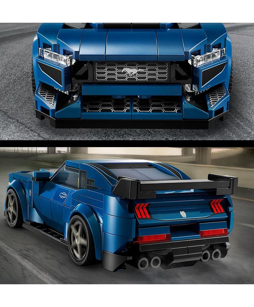 السيارة الرياضية Ford Mustang Dark Horse 76920 من LEGO® Speed Champions - الصورة 9