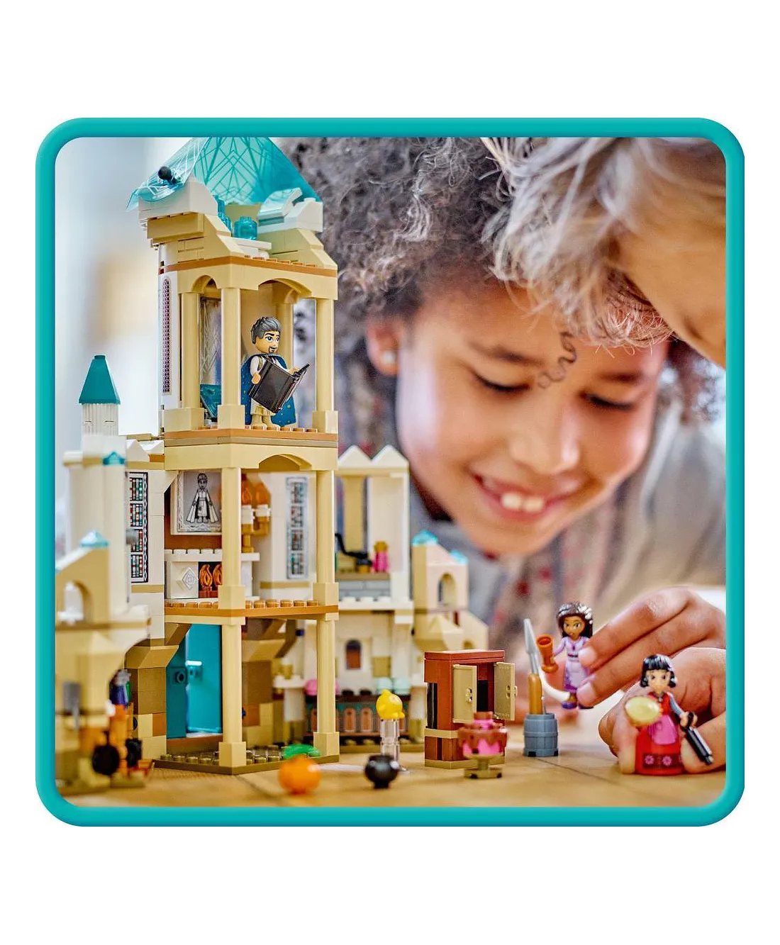 مجموعة لعبة بناء قلعة الملك ماغنيفيكو 43224 من LEGO® | Disney (613 قطعة) - الصورة 9