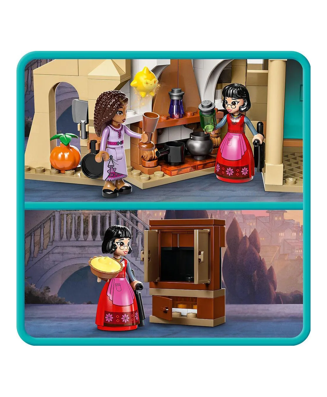 مجموعة لعبة بناء قلعة الملك ماغنيفيكو 43224 من LEGO® | Disney (613 قطعة) - الصورة 10