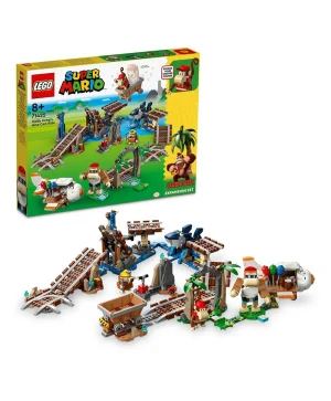 مجموعة التوسيع جولة عربة منجم ديدي كونغ 71425 من LEGO® Super Mario™‍‌‍‌‎ (1157 قطعة)