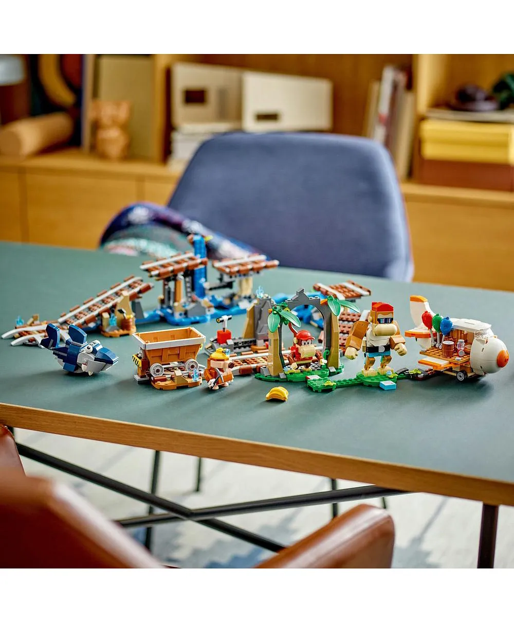 مجموعة التوسيع جولة عربة منجم ديدي كونغ 71425 من LEGO® Super Mario™ (1157 قطعة) - الصورة 7