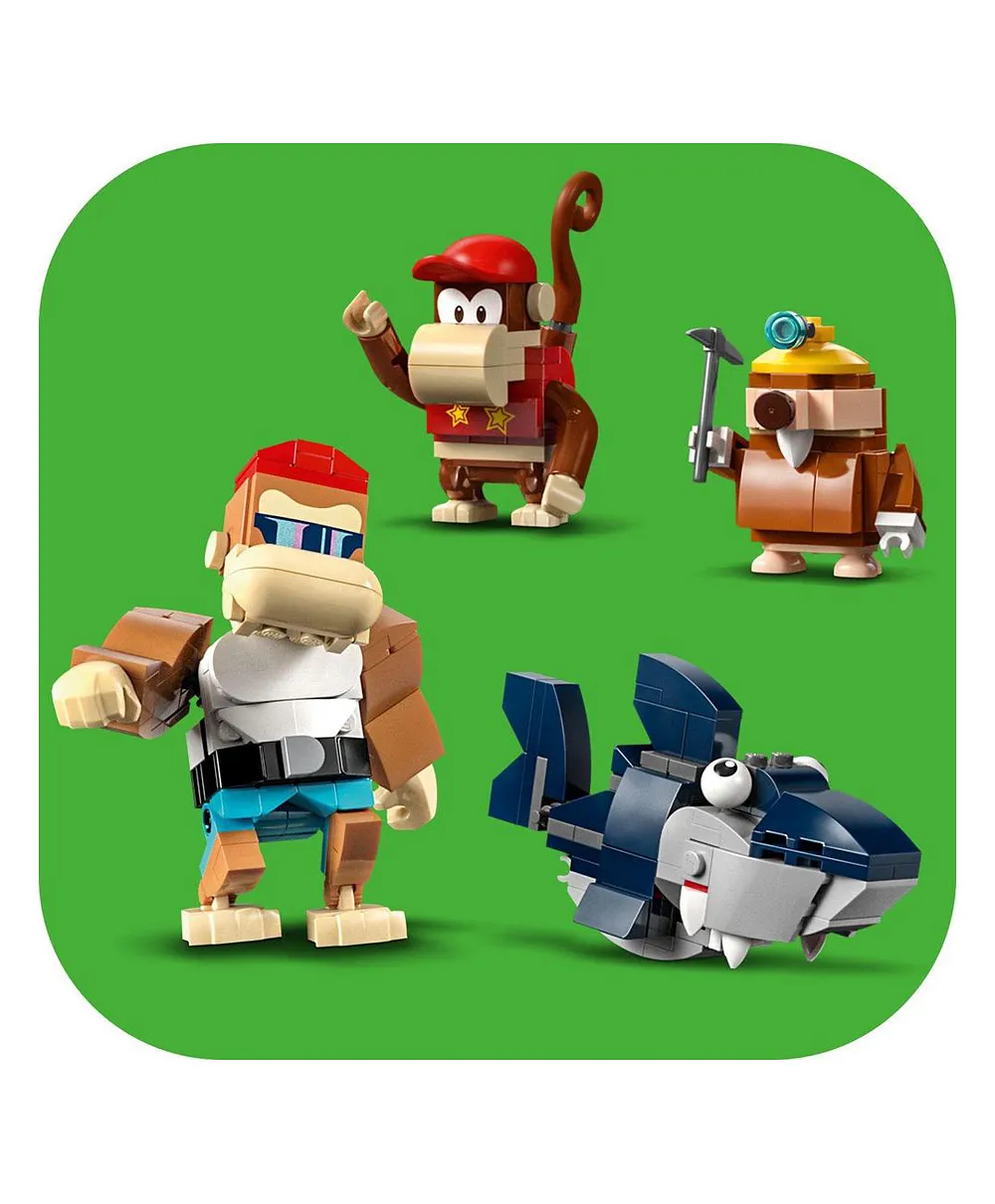 مجموعة التوسيع جولة عربة منجم ديدي كونغ 71425 من LEGO® Super Mario™ (1157 قطعة) - الصورة 8