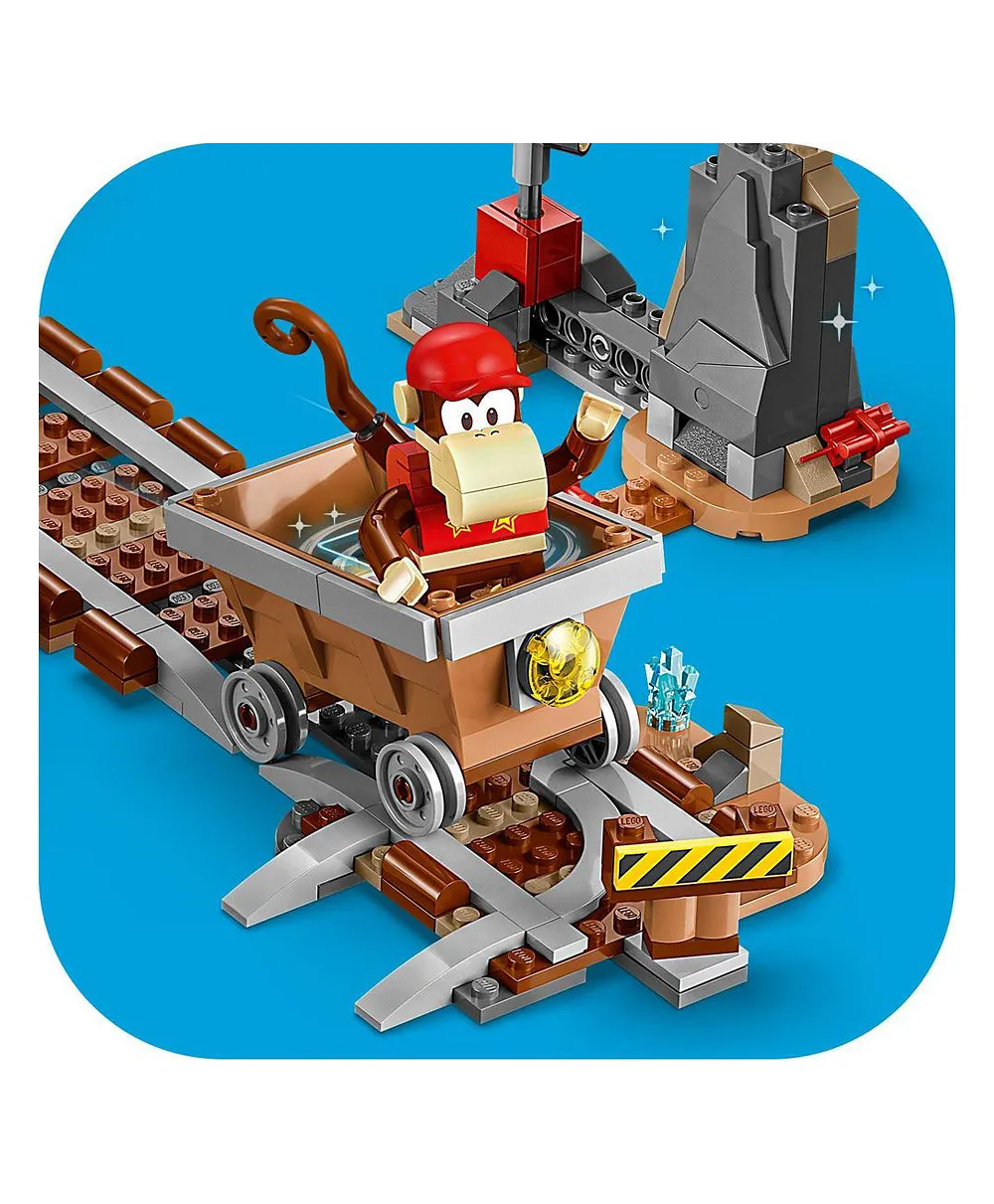 مجموعة التوسيع جولة عربة منجم ديدي كونغ 71425 من LEGO® Super Mario™ (1157 قطعة) - الصورة 9