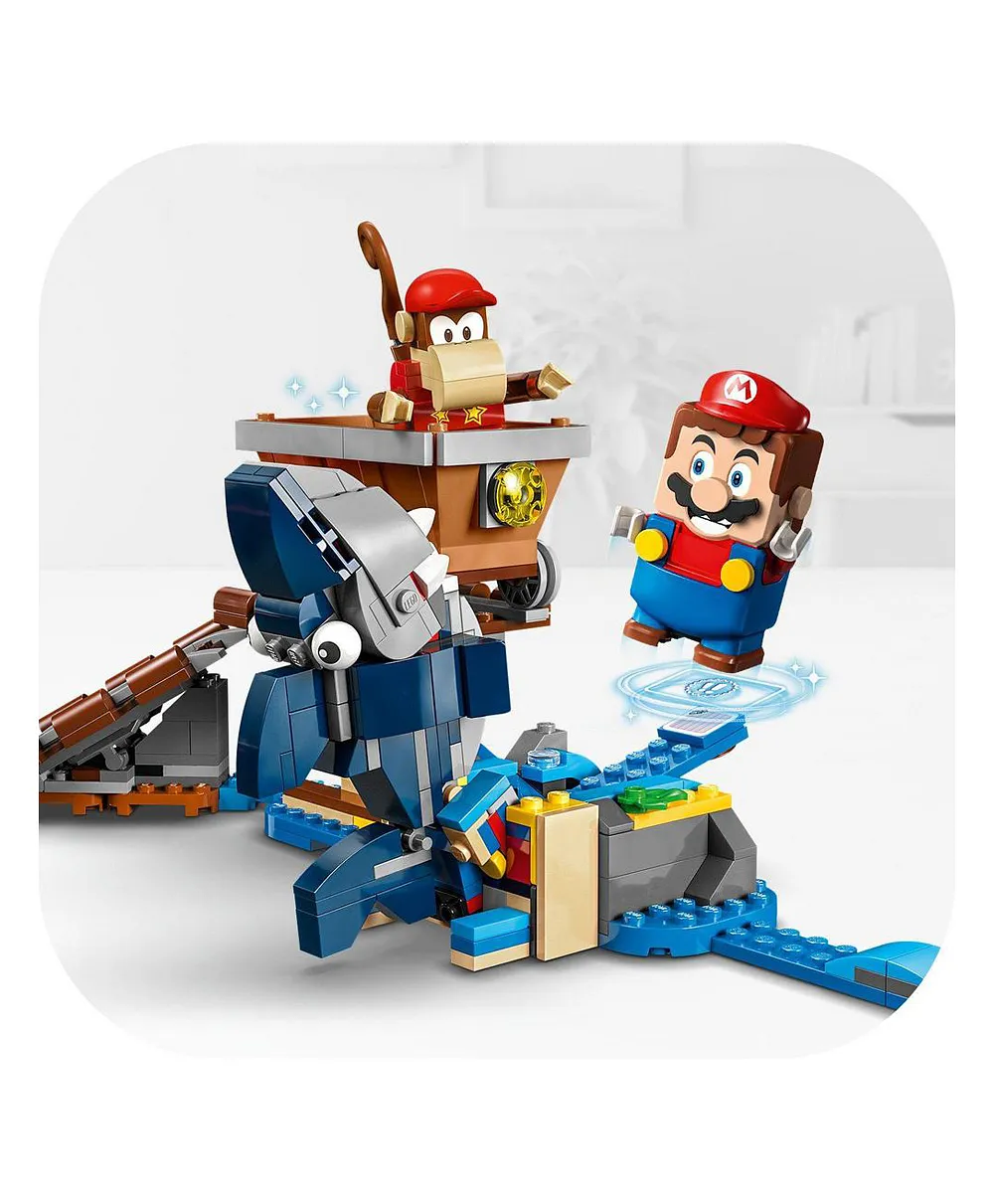 مجموعة التوسيع جولة عربة منجم ديدي كونغ 71425 من LEGO® Super Mario™ (1157 قطعة) - الصورة 10