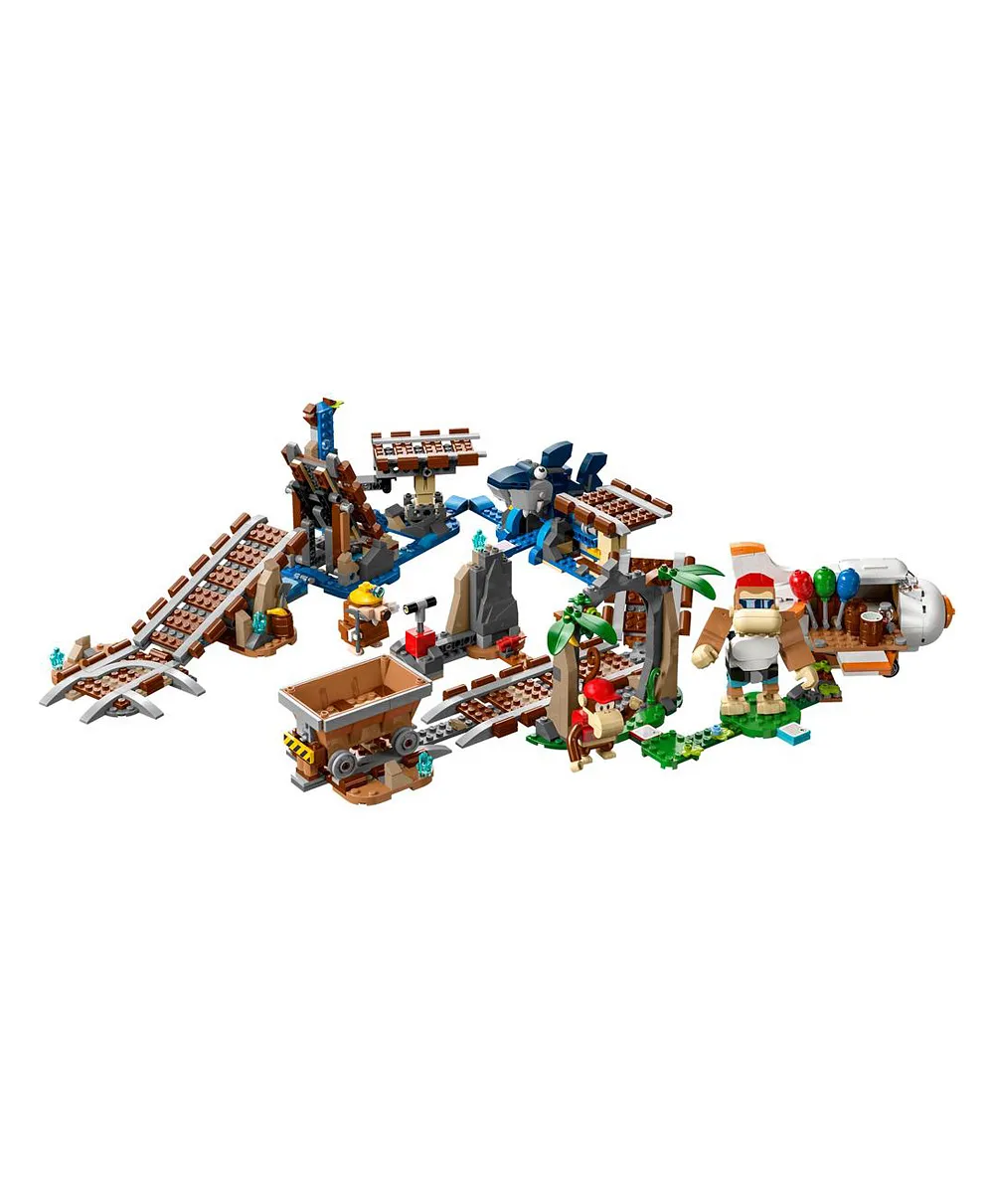 مجموعة التوسيع جولة عربة منجم ديدي كونغ 71425 من LEGO® Super Mario™ (1157 قطعة) - الصورة 11