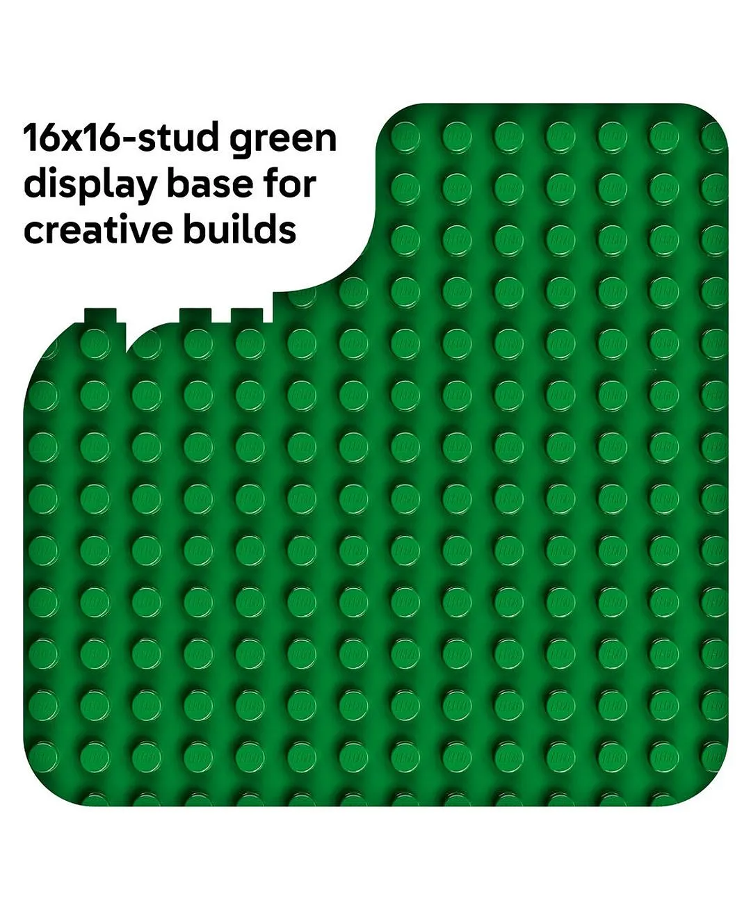 لعبة تشييد لوح البناء الأخضر 10460 من LEGO® DUPLO®، قاعدة عرض للأطفال تشجّع على اللعب الإبداعي - 1 قطعة - الصورة 6