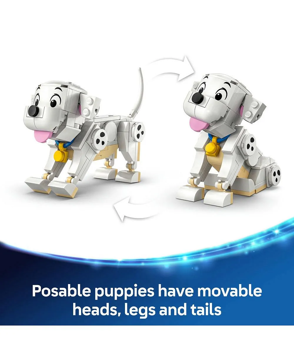 جراء فيلم مئة مرقش ومرقش لاكي وبيني من ليغو® Disney، فكرة هدية، لعبة بناء للأطفال 43271 - 268 قطعة - الصورة 5