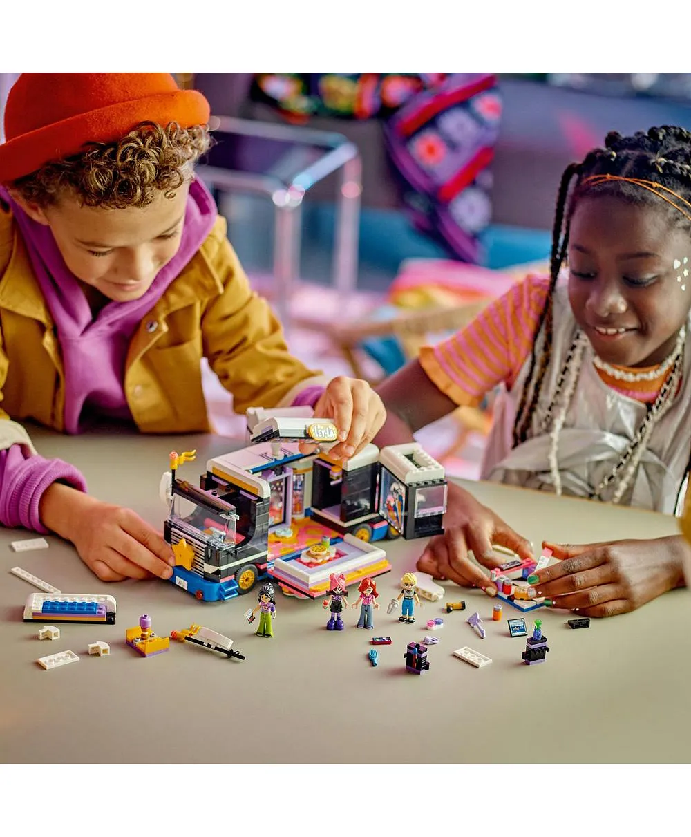 لعبة حافلة الجولة الموسيقية لنجوم البوب 42619 من LEGO® Friends - الصورة 6