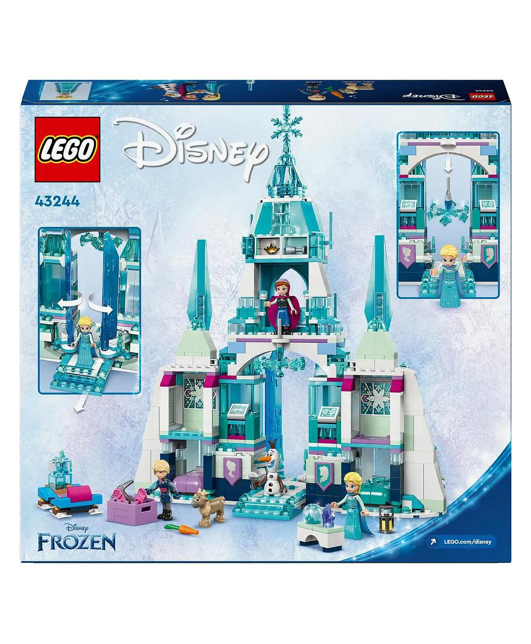 ليغو - قصر إلسا الجليدي من ديزني فروزن 43244 - 630 قطعة - الصورة 3