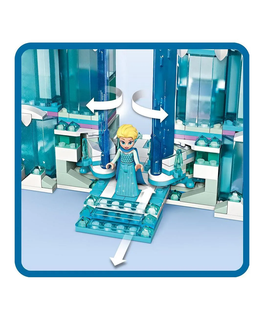 ليغو - قصر إلسا الجليدي من ديزني فروزن 43244 - 630 قطعة - الصورة 9