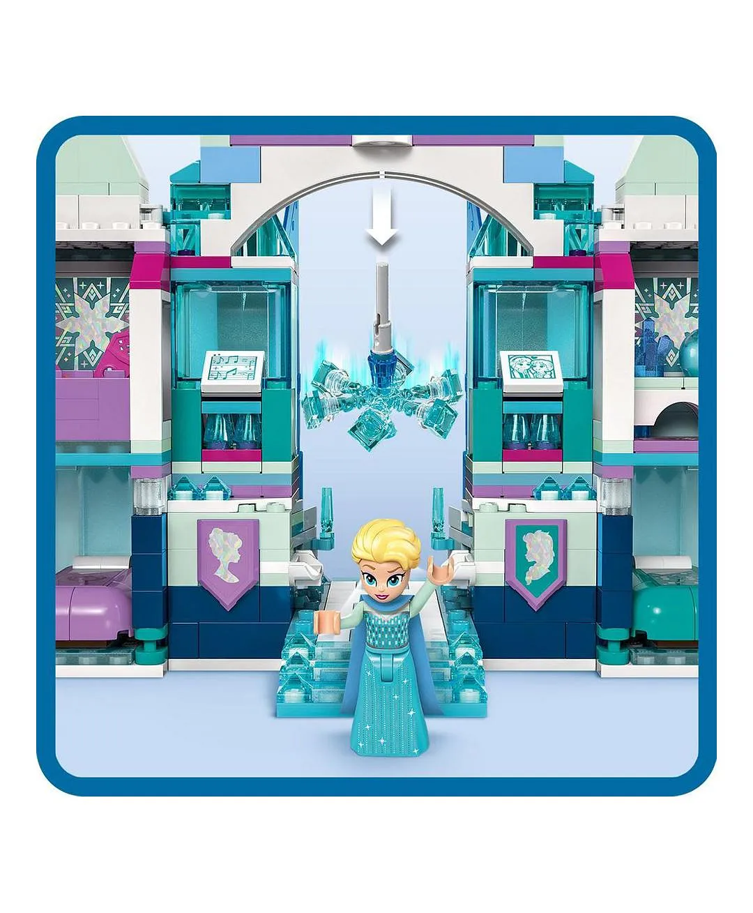 ليغو - قصر إلسا الجليدي من ديزني فروزن 43244 - 630 قطعة - الصورة 10