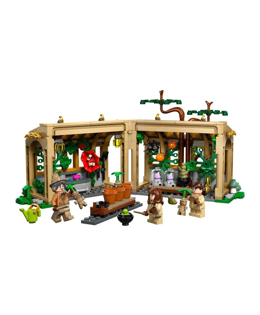قلعة هوغوارتس™: صفّ علم الأعشاب من ليغو® Harry Potter™، هدية ساحر للأطفال، مجموعة صفّ دراسي 76445 - 390 قطعة - الصورة 9