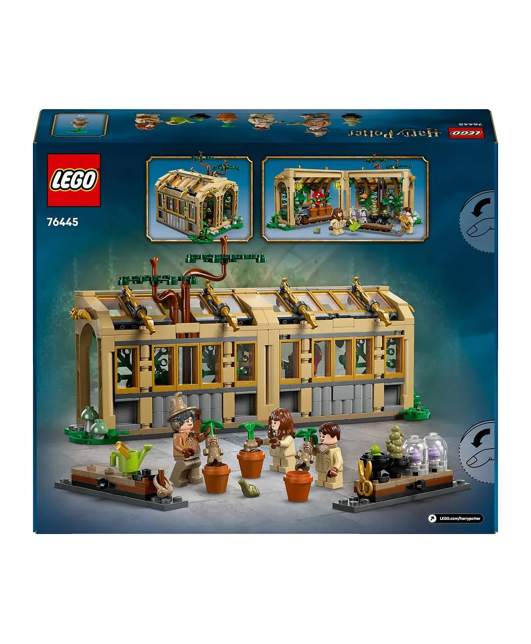 قلعة هوغوارتس™: صفّ علم الأعشاب من ليغو® Harry Potter™، هدية ساحر للأطفال، مجموعة صفّ دراسي 76445 - 390 قطعة - الصورة 11