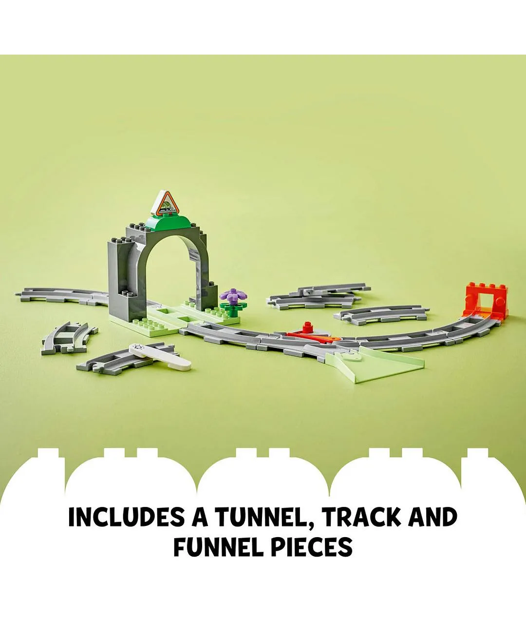 لعبة إبداعية: مجموعة التوسيع نفق القطار ومساراته 10425 من LEGO® DUPLO - 20 قطعة - الصورة 6