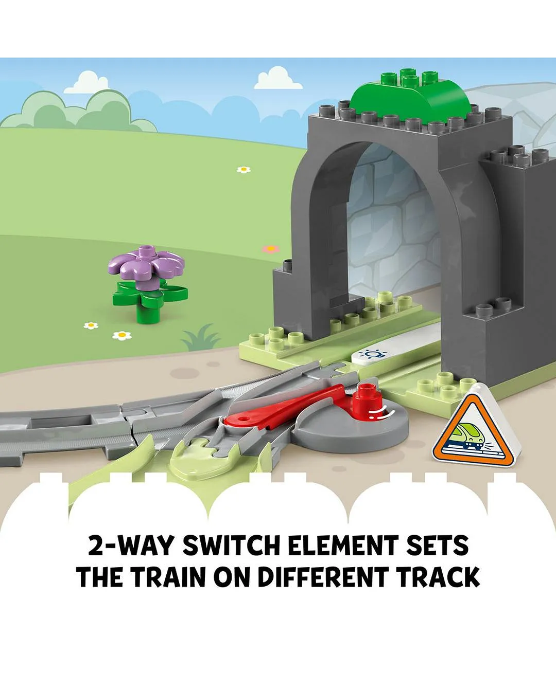 لعبة إبداعية: مجموعة التوسيع نفق القطار ومساراته 10425 من LEGO® DUPLO - 20 قطعة - الصورة 7