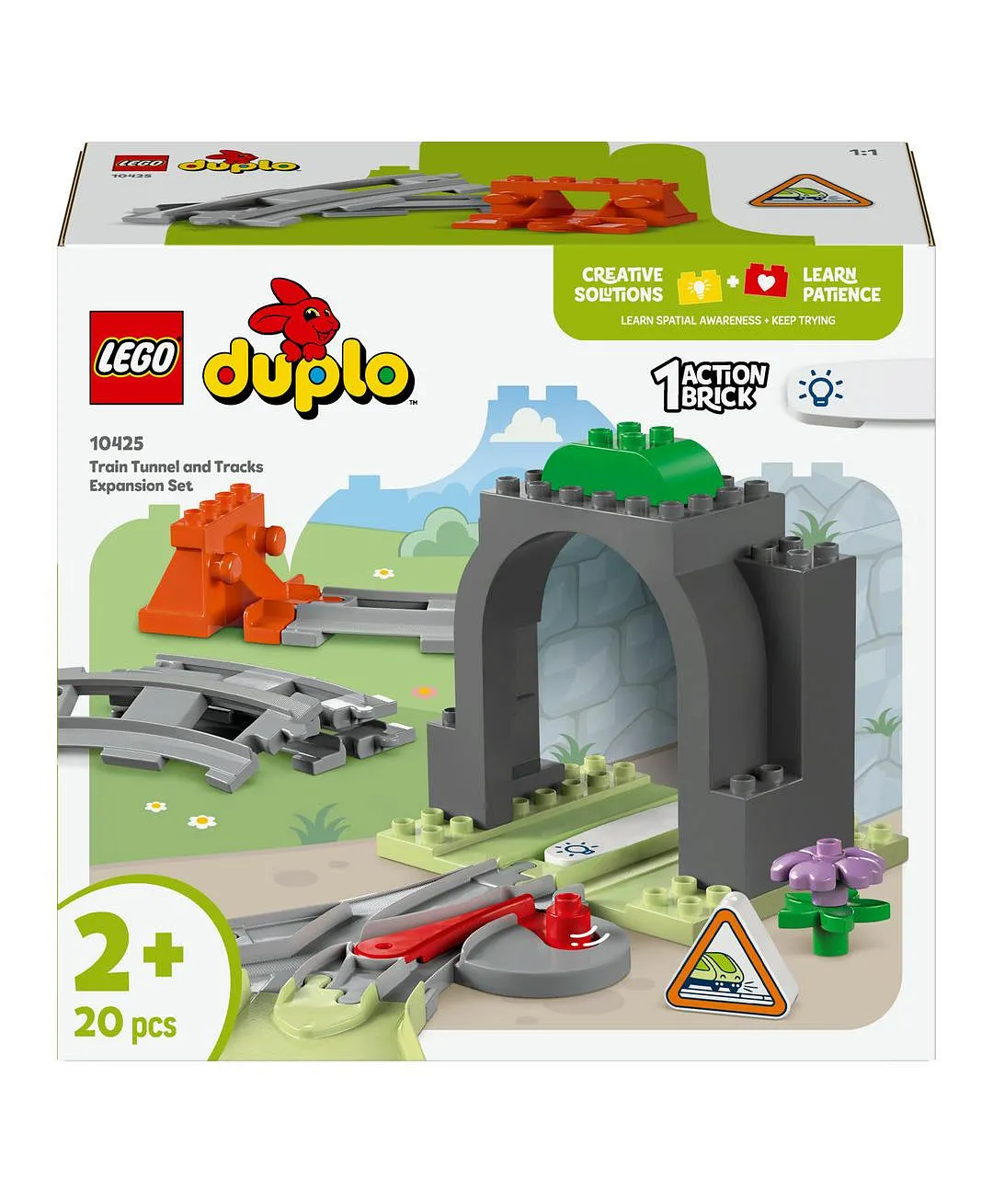 لعبة إبداعية: مجموعة التوسيع نفق القطار ومساراته 10425 من LEGO® DUPLO - 20 قطعة - الصورة 11