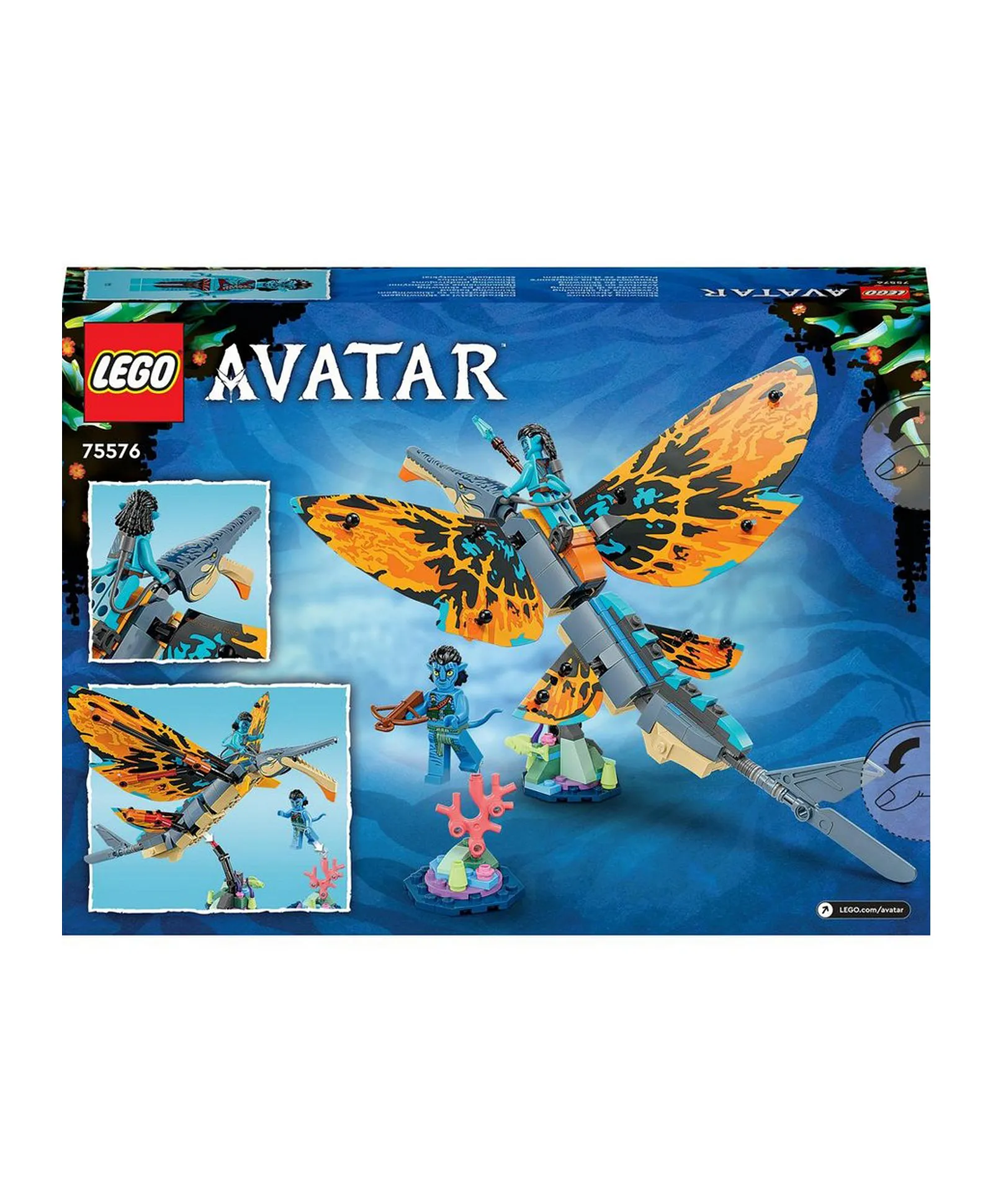 مجموعة لعبة بناء مغامرة سكيم وينغ 75576 من LEGO® Avatar (259 قطعة) - الصورة 7
