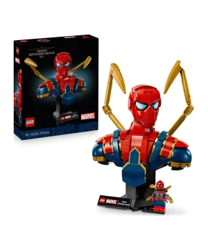 مجموعة البالغين للتجميع تمثال نصفي للرجل العنكبوت الحديدي من ليغو® مارفل 76326 - 379 قطعة