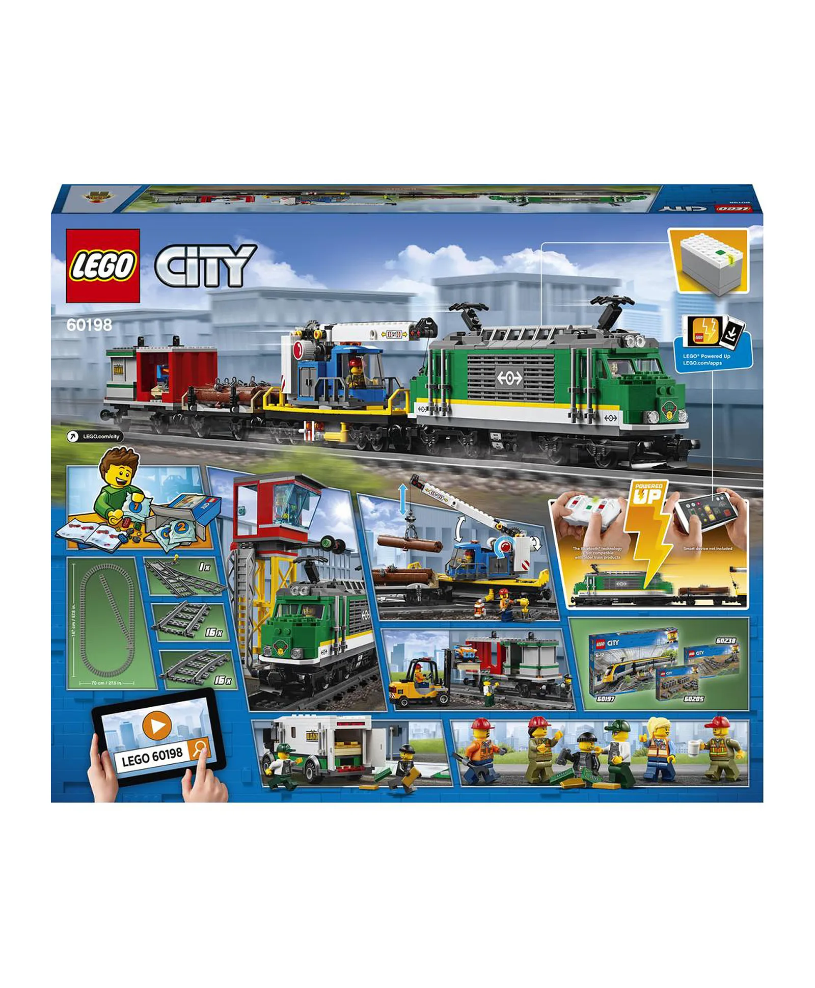 ليجو سيتي مجموعة قطار الشحن 60198 - 1226 قطعة - الصورة 4