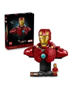 تمثال نصفي للرجل الحديدي MK4 76327 من ليغو® مارفل، نموذج قابل للبناء للبالغين مع شخصيات صغيرة، هدية قابلة للتجميع - 436 قطعة