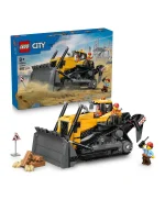 مجموعة لعبة بناء موقع التشييد الجرّافة الصفراء من ليغو® سيتي للأطفال بعمر 8 سنوات أو أكثر 60466 - 682 قطعة