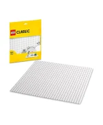 ليغو - لوح الأساس الكلاسيكي أبيض  - قطعة واحدة