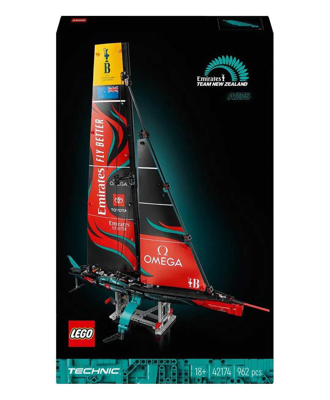 يخت Emirates Team New Zealand AC75 42174 من LEGO® Technic - الصورة 11
