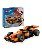 مجموعة بناء لعبة مركبة صغيرة سائق F1®‎ مع سيارة سباق McLaren من ليغو® سيتي للأطفال 60442 - 86 قطعة