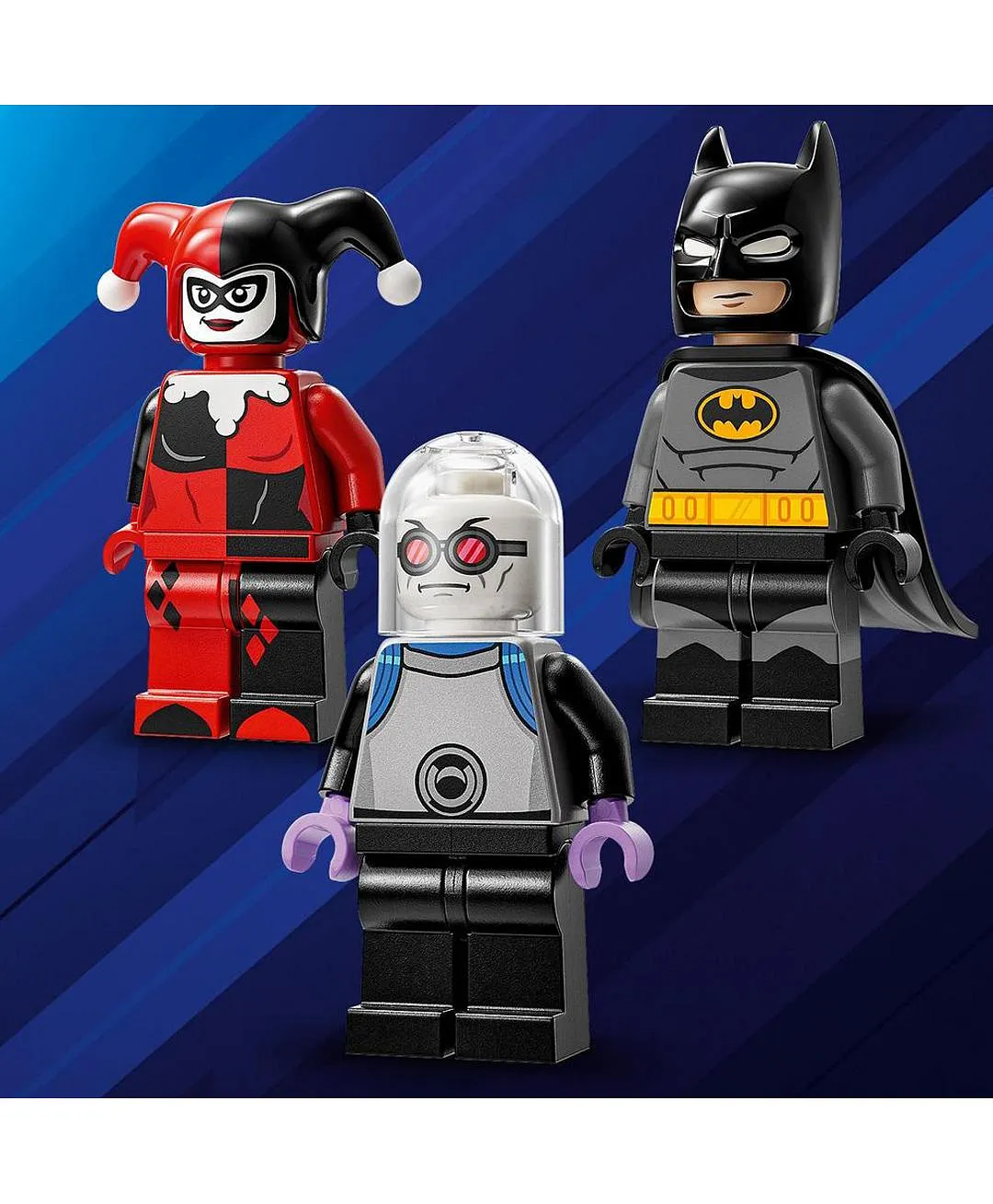 الرجل الوطواط مع سيارة الوطواط™ مقابل هارلي كوين™ ومستر فريز™ 76274 من LEGO® DC Batman™ - الصورة 8