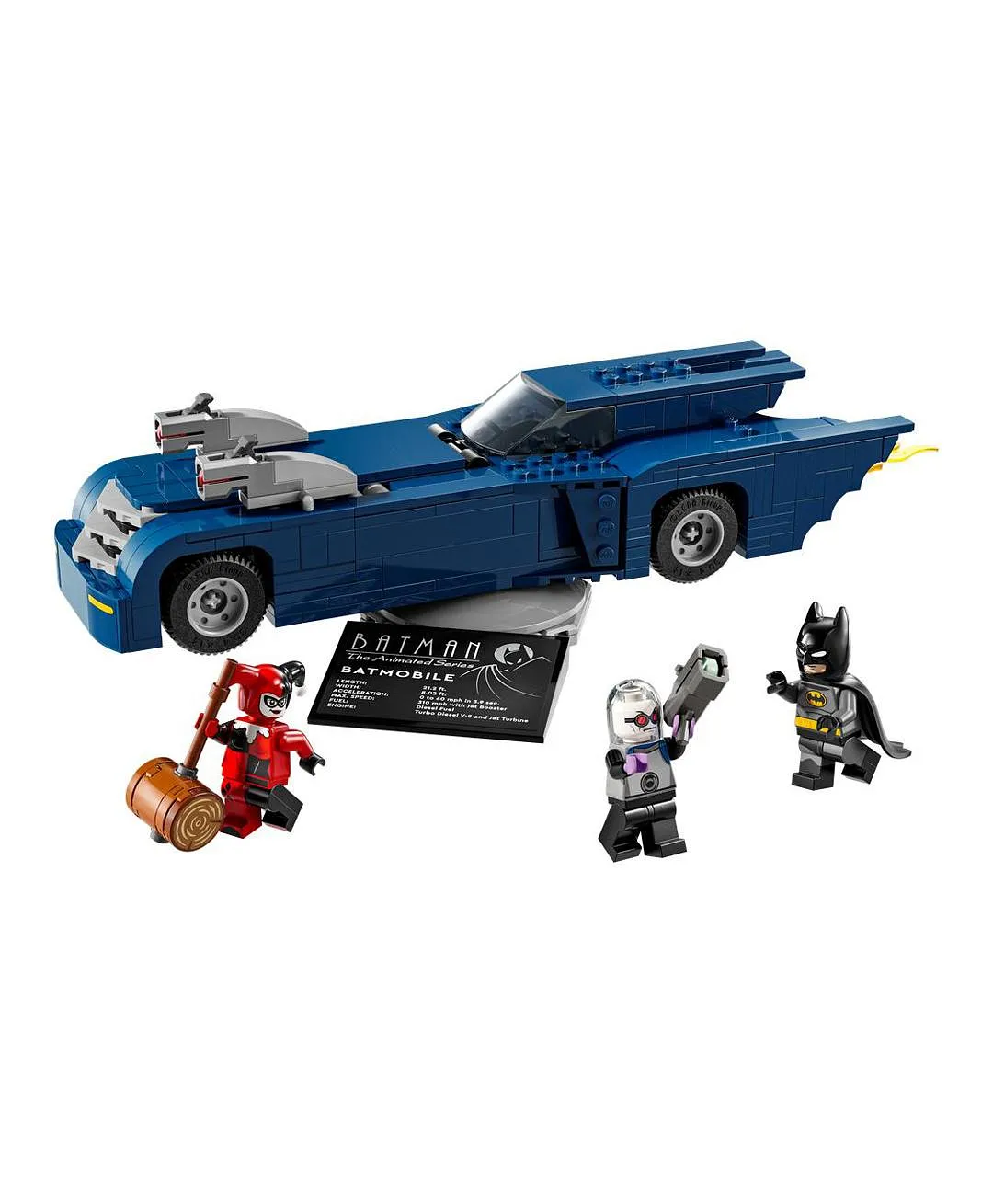 الرجل الوطواط مع سيارة الوطواط™ مقابل هارلي كوين™ ومستر فريز™ 76274 من LEGO® DC Batman™ - الصورة 11