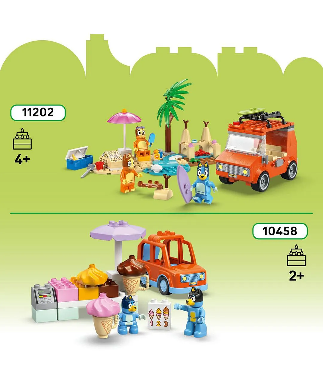 اللعبة التفاعلية منزل عائلة بلوي ولعبة الذاكرة من LEGO® DUPLO® Bluey 10459 - 83 قطعة - الصورة 8