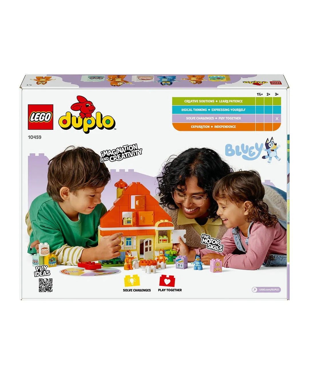 اللعبة التفاعلية منزل عائلة بلوي ولعبة الذاكرة من LEGO® DUPLO® Bluey 10459 - 83 قطعة - الصورة 11