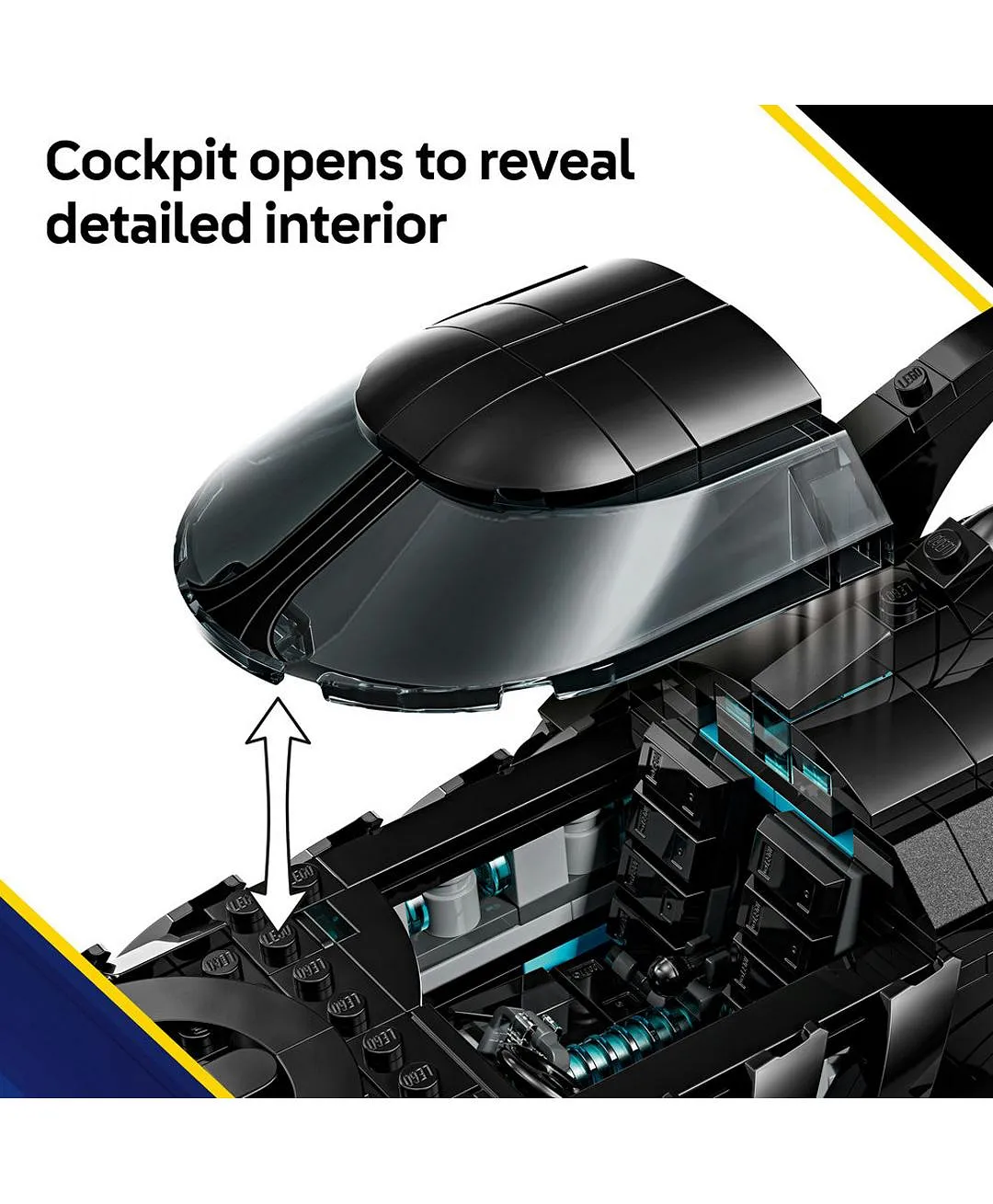 لعبة سيارة الوطواط™ من فيلم باتمان للأبد™ من ليغو® DC Batman™ للأطفال 76304 - 909 قطعة - الصورة 4