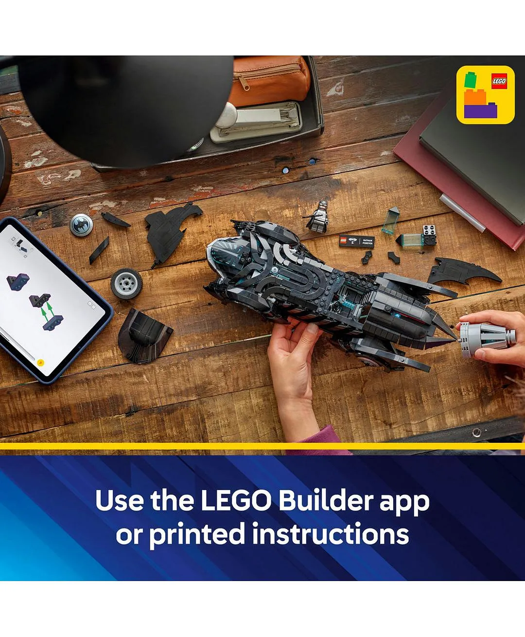 لعبة سيارة الوطواط™ من فيلم باتمان للأبد™ من ليغو® DC Batman™ للأطفال 76304 - 909 قطعة - الصورة 7