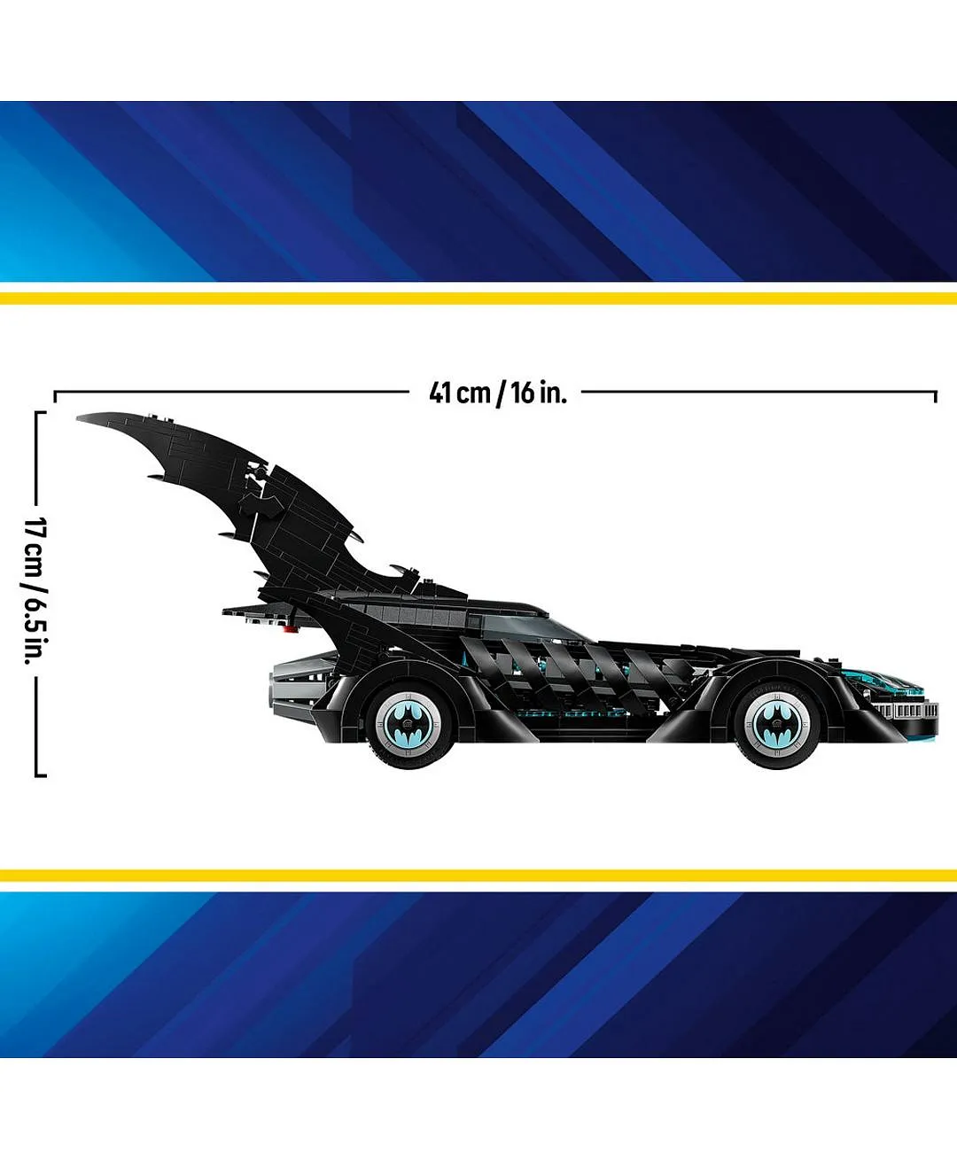 لعبة سيارة الوطواط™ من فيلم باتمان للأبد™ من ليغو® DC Batman™ للأطفال 76304 - 909 قطعة - الصورة 8