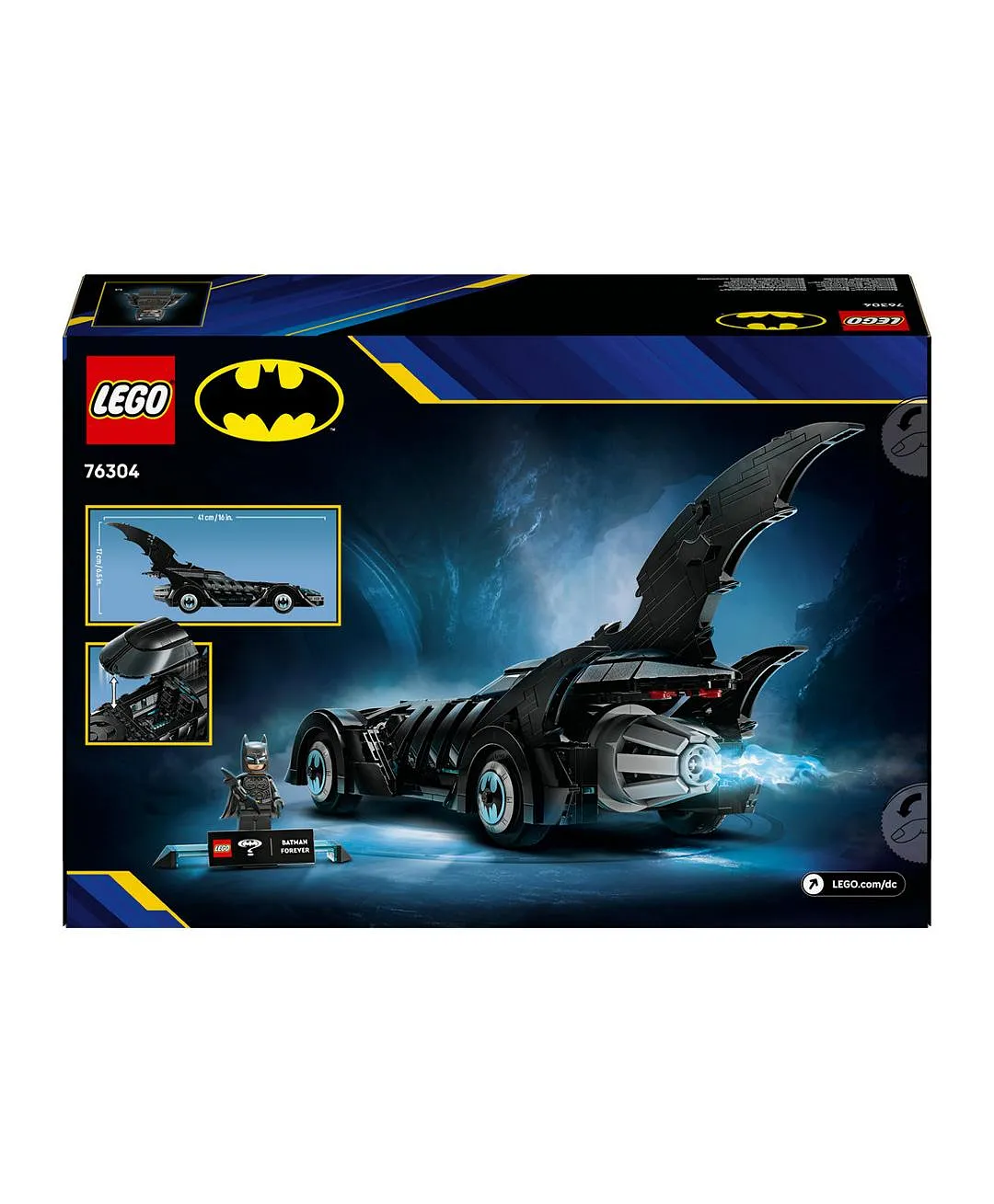 لعبة سيارة الوطواط™ من فيلم باتمان للأبد™ من ليغو® DC Batman™ للأطفال 76304 - 909 قطعة - الصورة 11