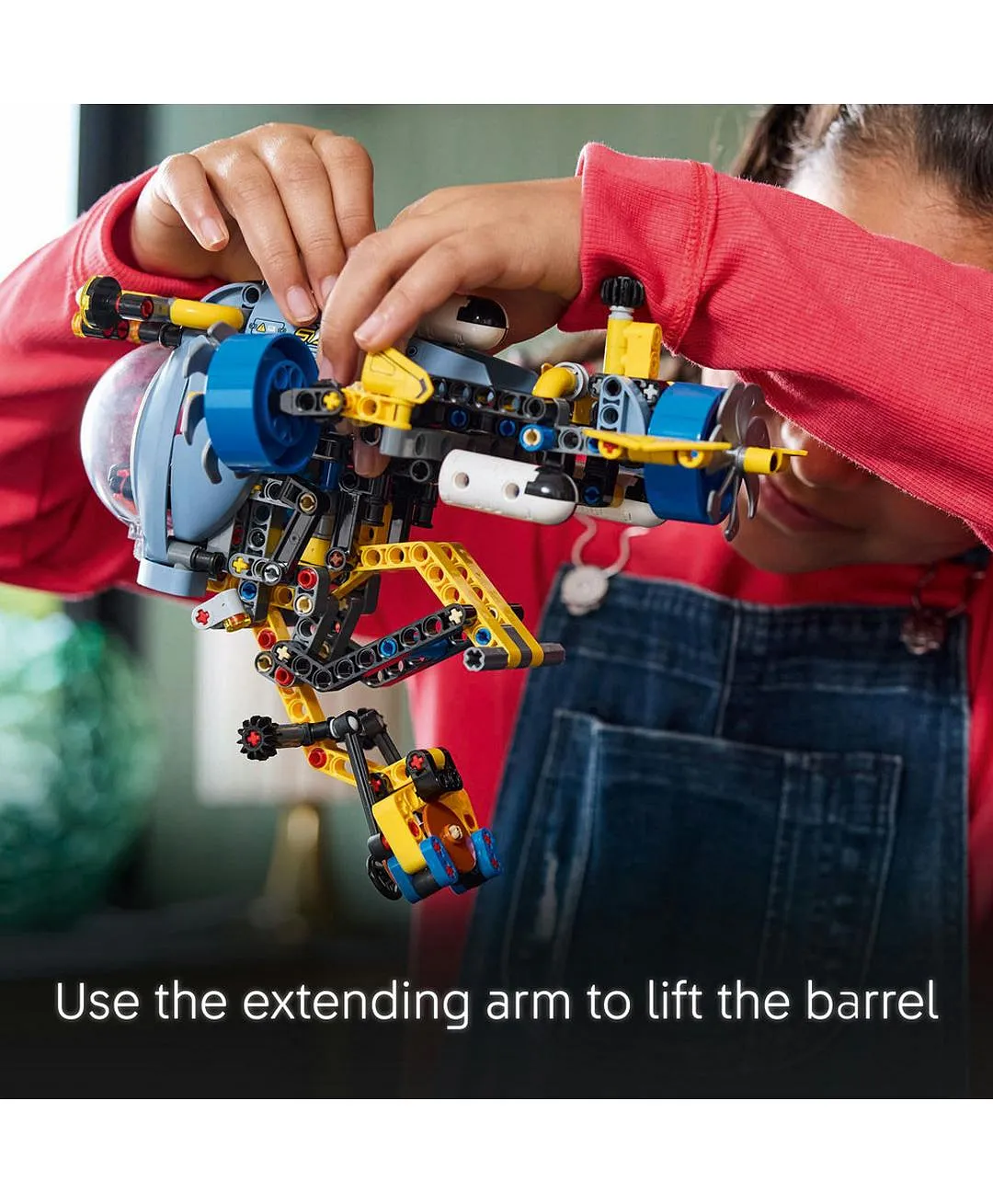 مجموعة لعبة غواصة البحث في أعماق البحار من ليغو® Technic للأطفال الذين يحبّون الهندسة والعلوم 42201 - 413 قطعة - الصورة 5