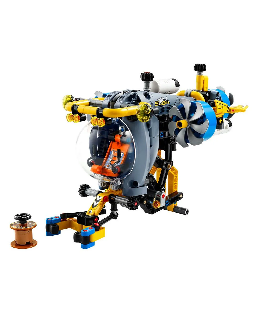 مجموعة لعبة غواصة البحث في أعماق البحار من ليغو® Technic للأطفال الذين يحبّون الهندسة والعلوم 42201 - 413 قطعة - الصورة 9