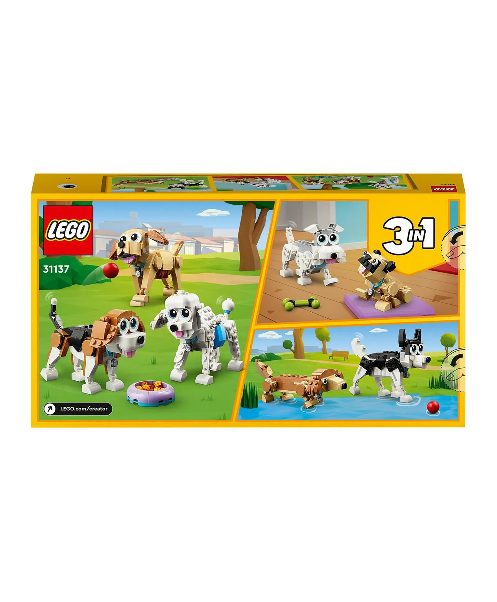 ليغو - مجموعة كلاب كرياتور أدورابل - 475 قطعة - الصورة 7