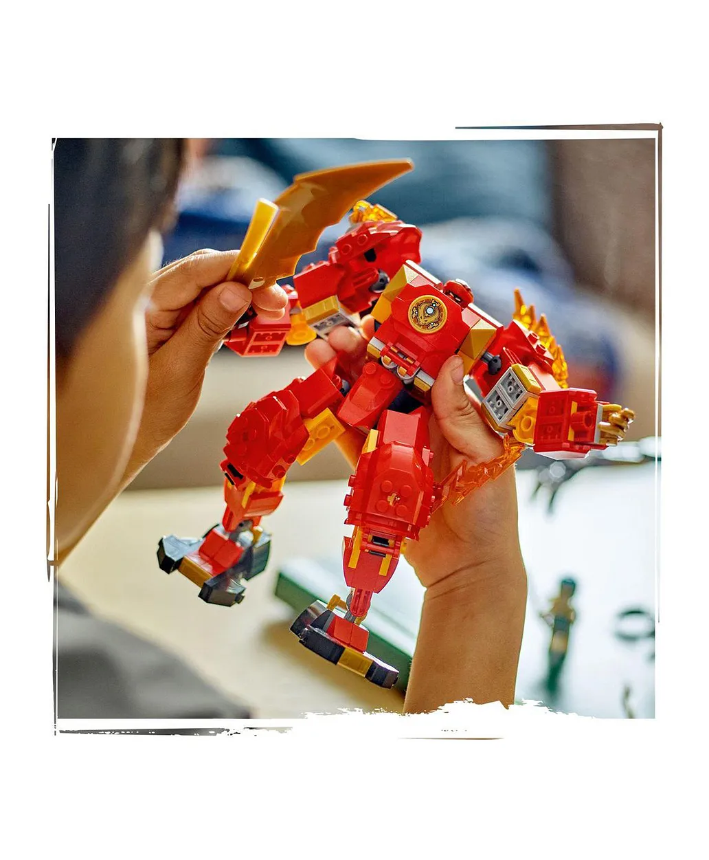 ليغو - نينجاجو كاي عنصر النار ميك 71808 - 322 قطعة - الصورة 8