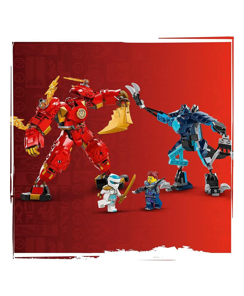 ليغو - نينجاجو كاي عنصر النار ميك 71808 - 322 قطعة - الصورة 9