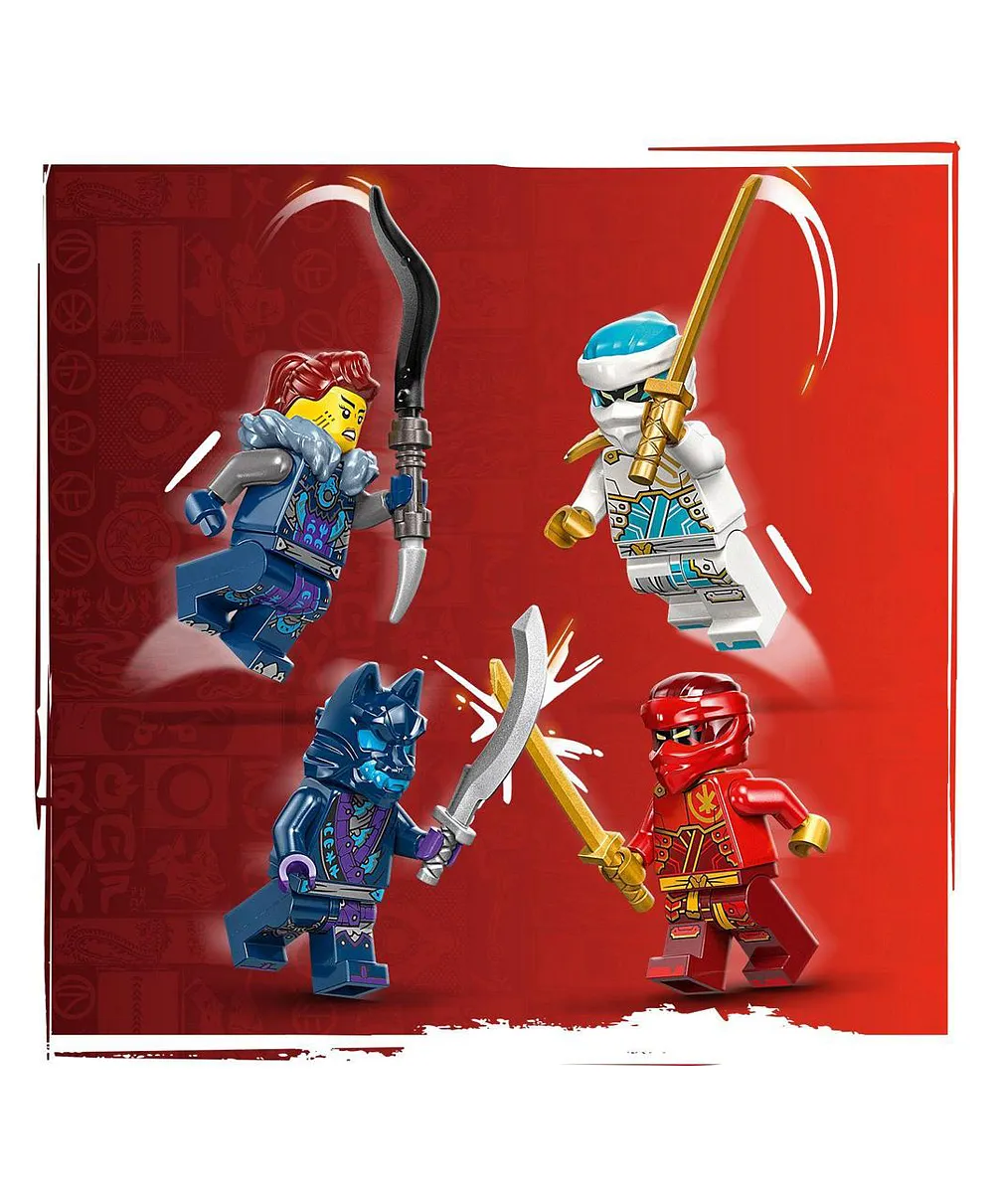 ليغو - نينجاجو كاي عنصر النار ميك 71808 - 322 قطعة - الصورة 10