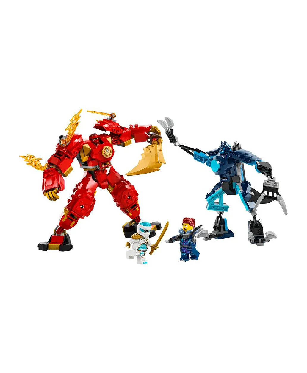 ليغو - نينجاجو كاي عنصر النار ميك 71808 - 322 قطعة - الصورة 11