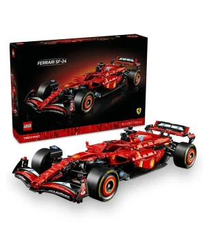مجموعة نموذج سيارة Ferrari SF-24 F1 من ليغو® Technic للبالغين، ابنوا مجموعة سيارة سباق خاصة بكم42207 - 1361 قطعة