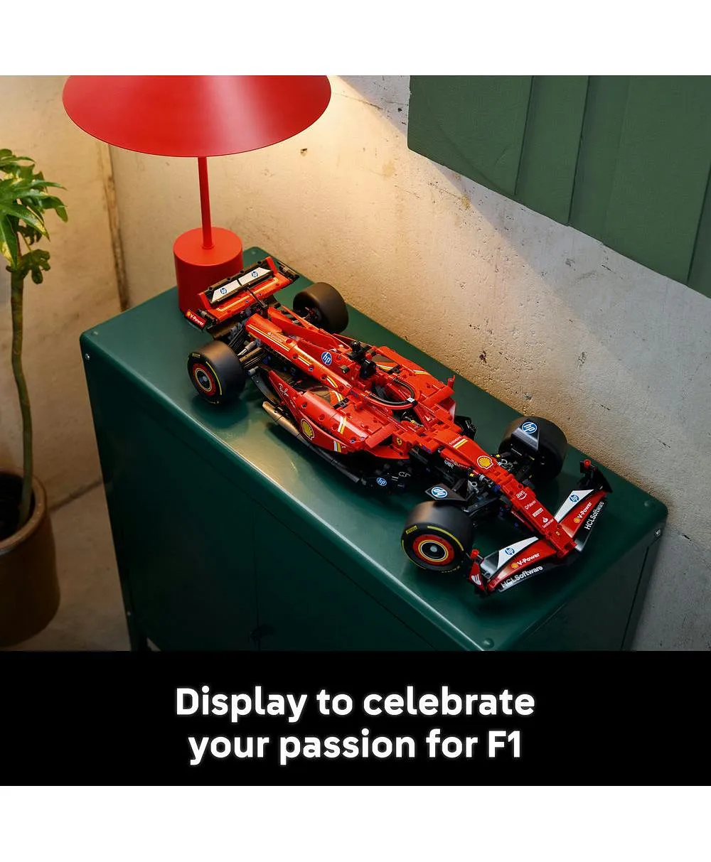 مجموعة نموذج سيارة Ferrari SF-24 F1 من ليغو® Technic للبالغين، ابنوا مجموعة سيارة سباق خاصة بكم42207 - 1361 قطعة - الصورة 7