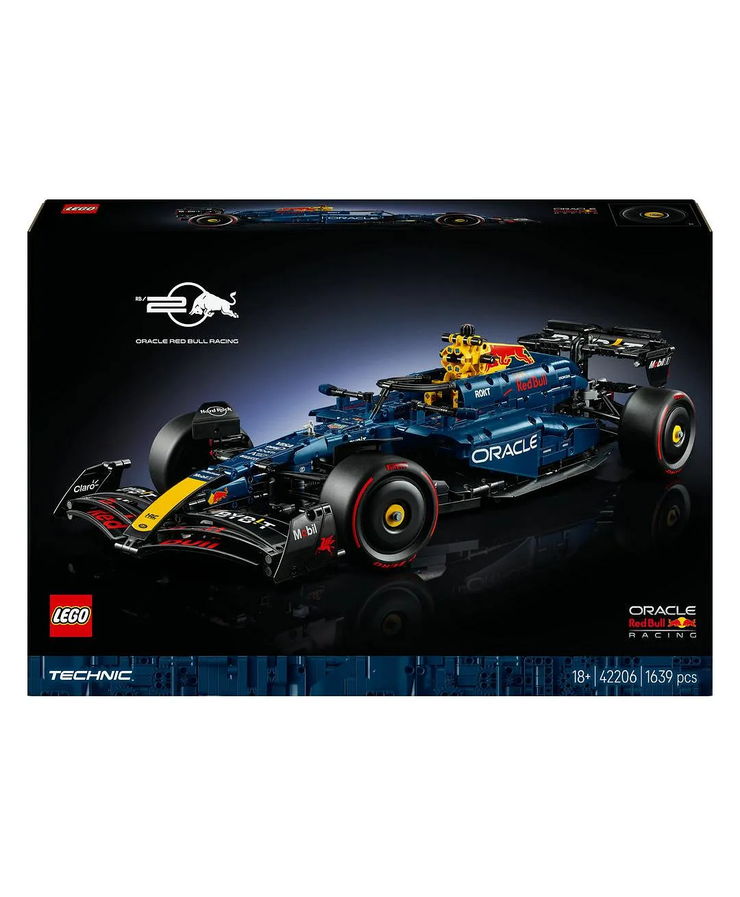 مجموعة نموذج سيارة Oracle Red Bull Racing RB20 F1 من ليغو® Technic للبالغين، ابنوا سيارتكم 42206 - 1639 قطعة - الصورة 11